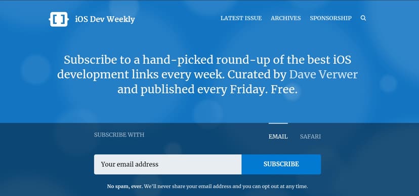 iOS Dev Weekly